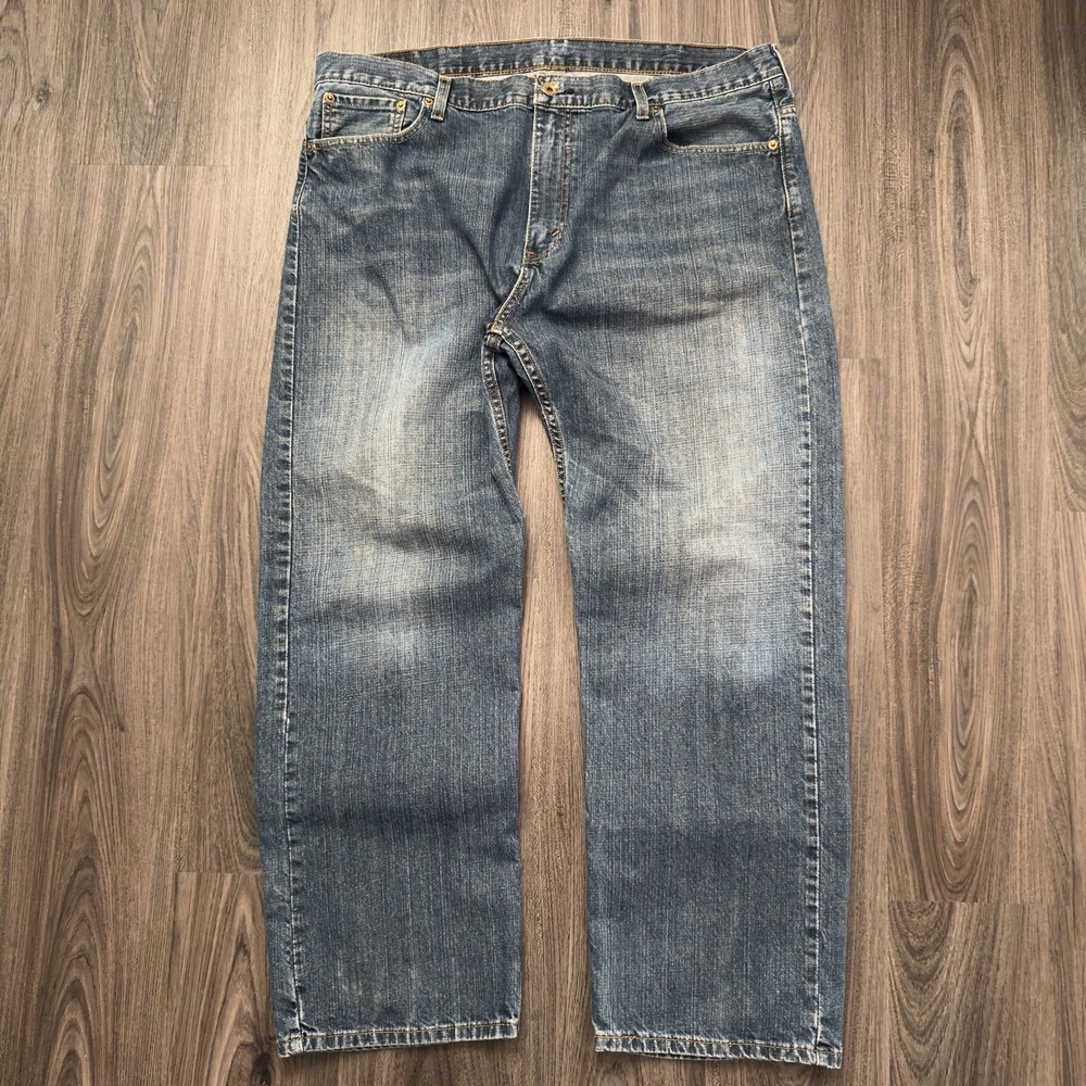 Levi Jeans Tag Removed 40x30 Very Nice Fade And Wear - Picture 2 of 9